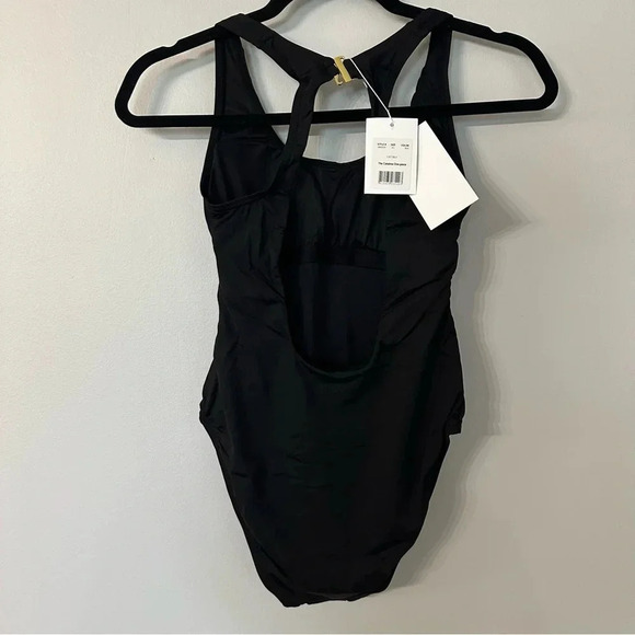 Andie Swim The Catalina One-Piece Women's Black Buckled Racerback Size XS NWT - Picture 11 of 11